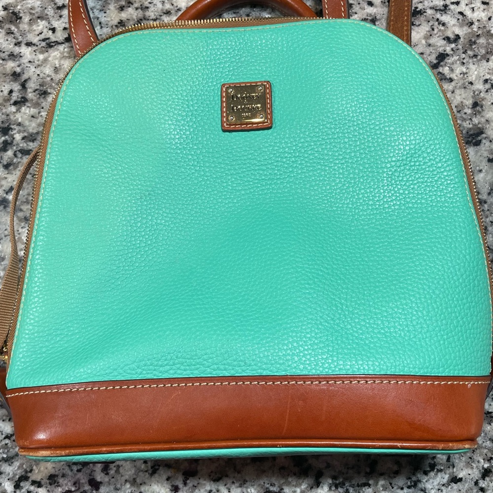 Dooney and Bourke Tiffany blue backpack